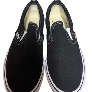!!Brand New!! Black Slip on Vans